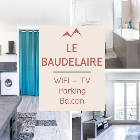 Le Baudelaire - Cosy Studio Et Parking A Гренобъл Екстериор снимка